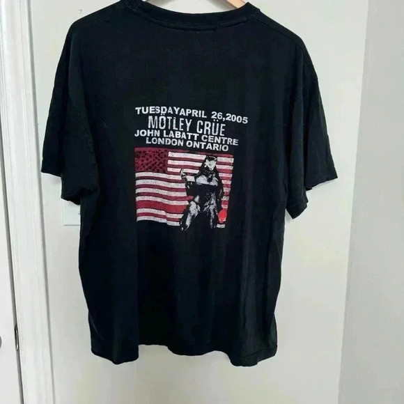 Motley crue 2005 y2k tour band tee XXL - Picture 5 of 6